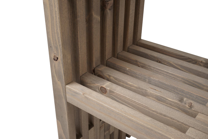 Plantebord rustikk 115 × 32 × 80 cm